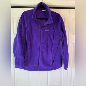 Columbia Benton Springs Royal Purple Fleece Jacket size 1X